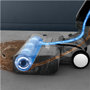 Tefal X-Clean 4, Wet & Dry, pelēka - Bezvadu putekļu sūcējs