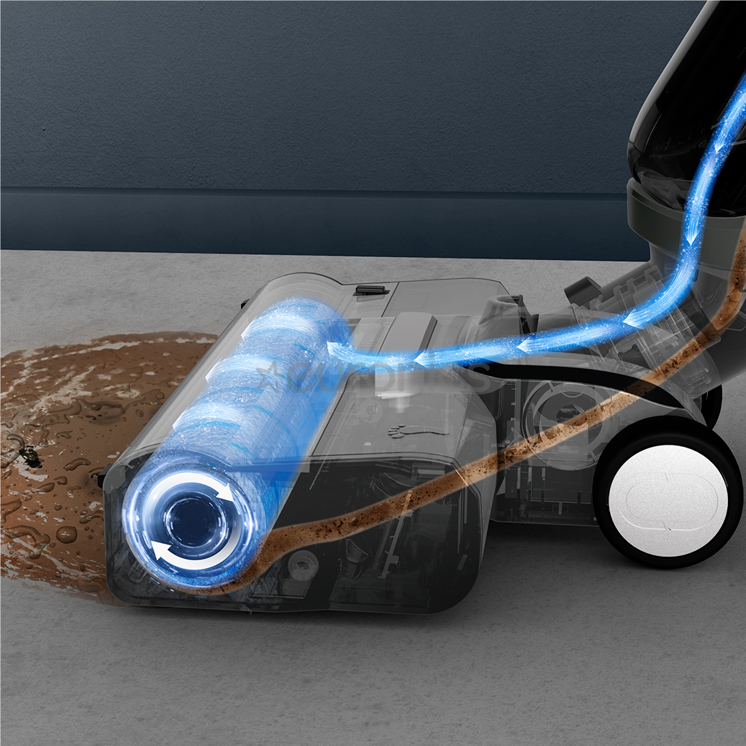 Tefal X-Clean 4, Wet & Dry, pelēka - Bezvadu putekļu sūcējs