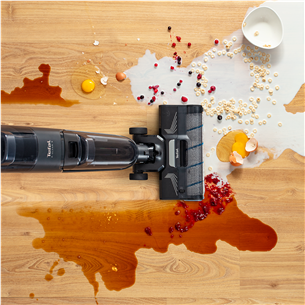 Tefal X-Clean 4, Wet & Dry, pelēka - Bezvadu putekļu sūcējs