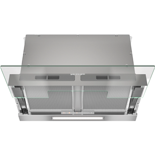Miele, 600 m³/h, width 56.1 cm, transparent glass - Built-in cooker hood DAS4640TRGL
