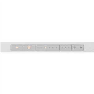Miele, 600 m³/h, width 56.1 cm, transparent glass - Built-in cooker hood