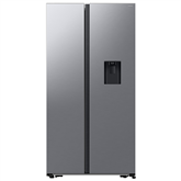 Samsung, NoFrost, 578 л, высота 178 см, серебристый - SBS-холодильник