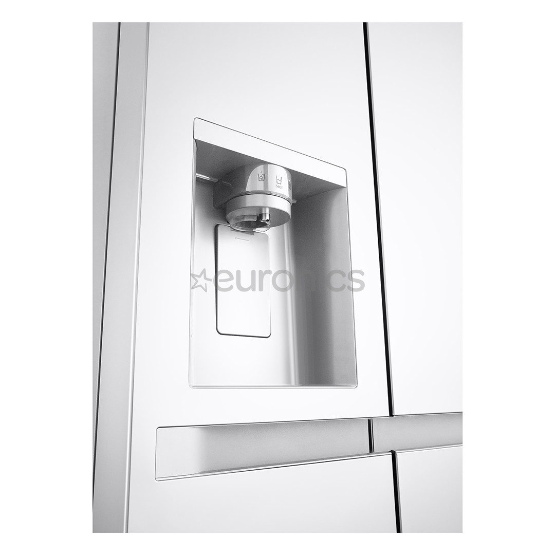 LG, Water & Ice Dispenser, 638 L, augstums 179 cm, balta - SBS Ledusskapis