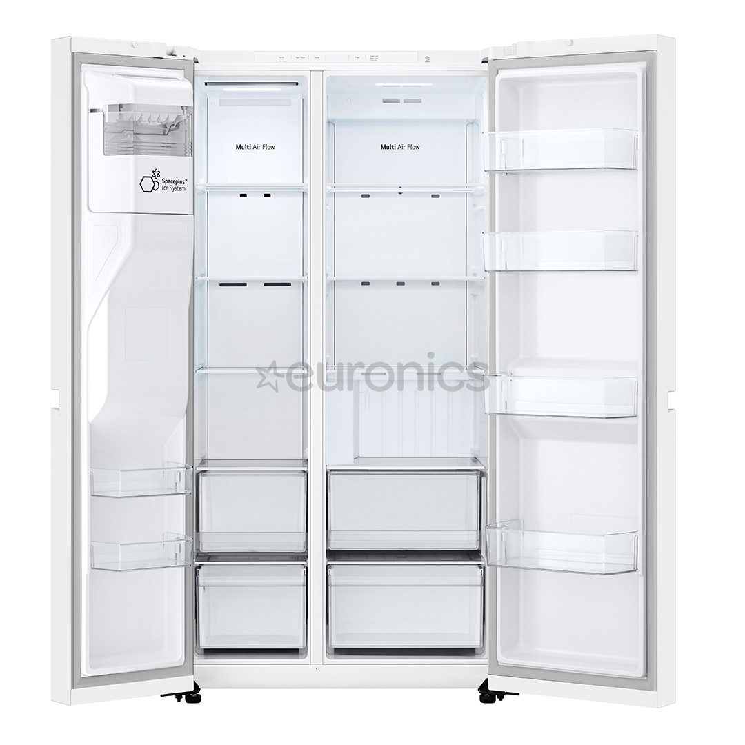 LG, Water & Ice Dispenser, 638 L, augstums 179 cm, balta - SBS Ledusskapis