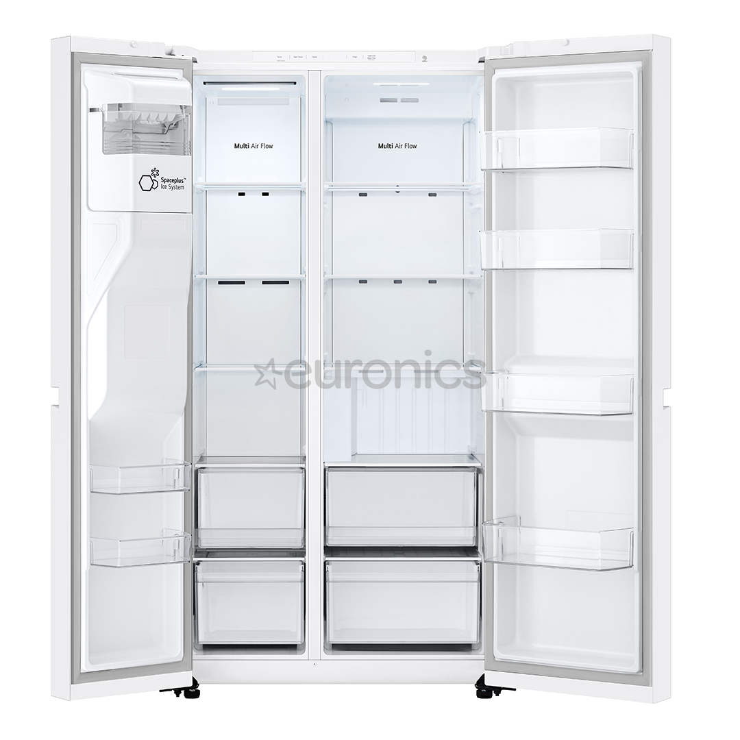 LG, Water & Ice Dispenser, 638 L, height 179 cm, white - SBS-Refrigerator