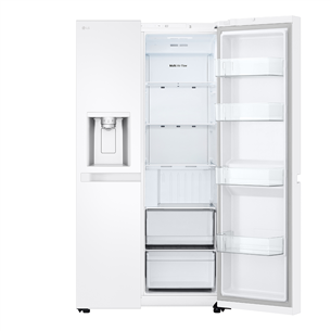 LG, Water & Ice Dispenser, 638 L, height 179 cm, white - SBS-Refrigerator