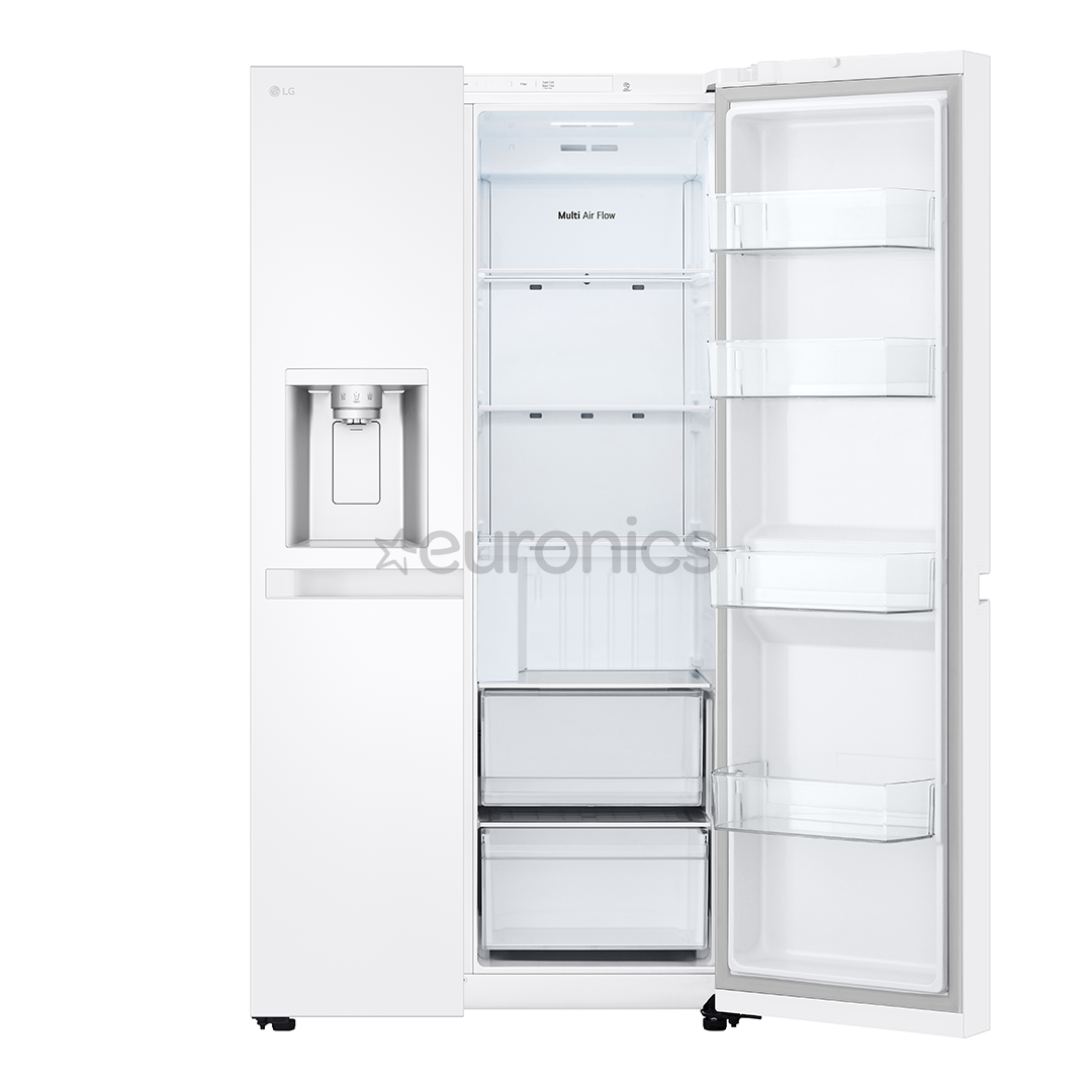 LG, Water & Ice Dispenser, 638 L, height 179 cm, white - SBS-Refrigerator