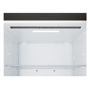 LG, NoFrost, 375 L, augstums 203 cm, melna tērauda - Ledusskapis