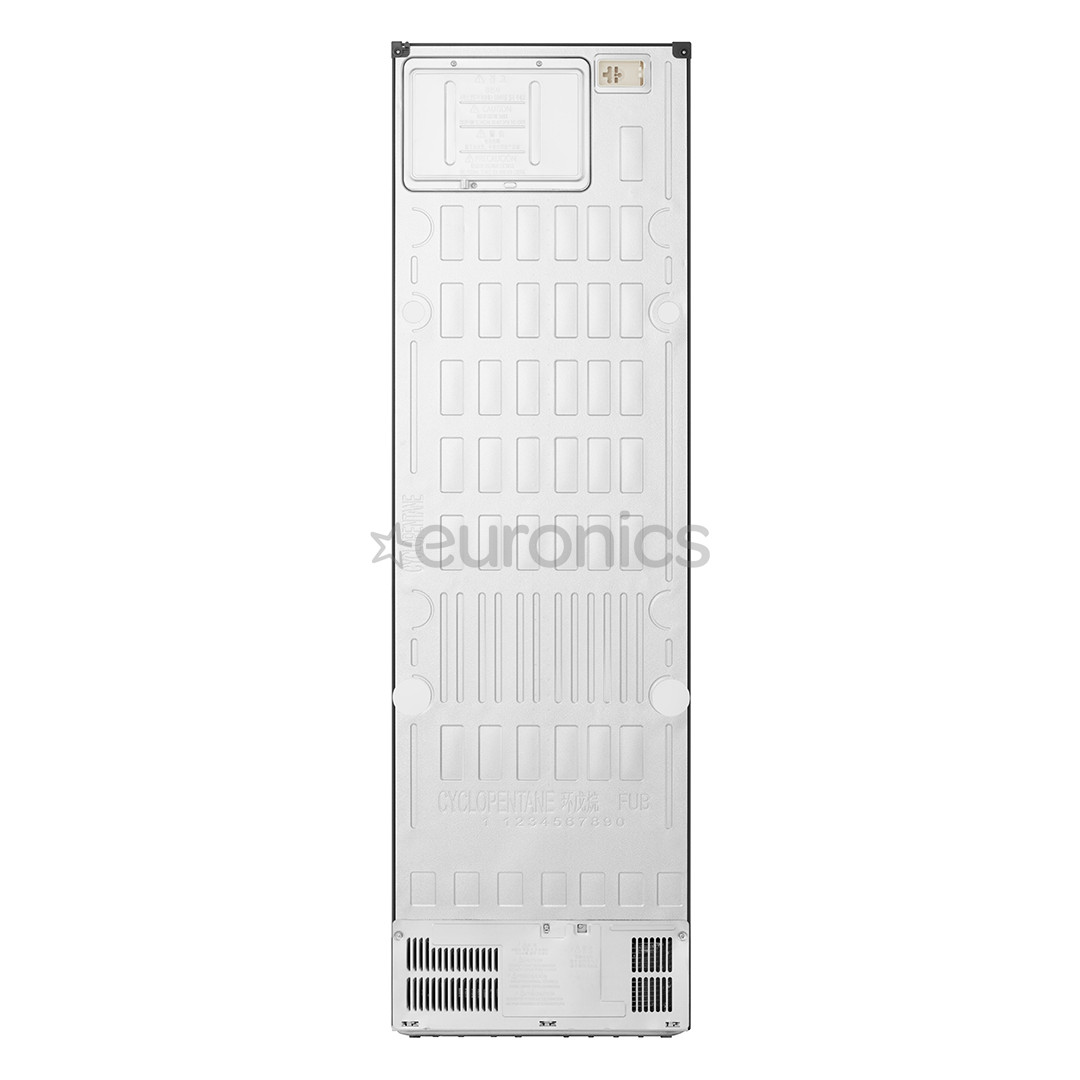 LG, NoFrost, 375 L, augstums 203 cm, melna tērauda - Ledusskapis