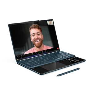 Lenovo Yoga Book 9i Gen 10, 14'', WQXGA+, OLED, 120 Hz, Ultra 7, 32 GB, 1 TB, W11P, ENG, zila - Portatīvais dators