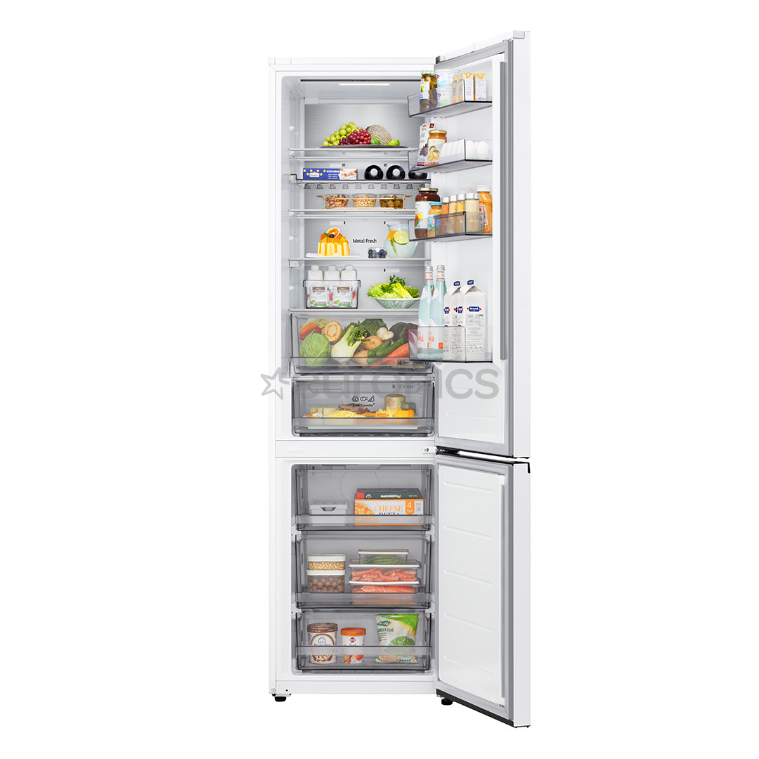 LG, NoFrost, 375 L, height 203 cm, white - Refrigerator
