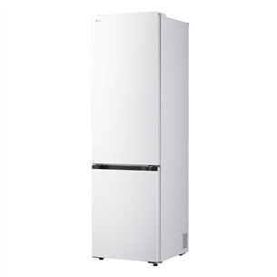 LG, NoFrost, 375 L, height 203 cm, white - Refrigerator