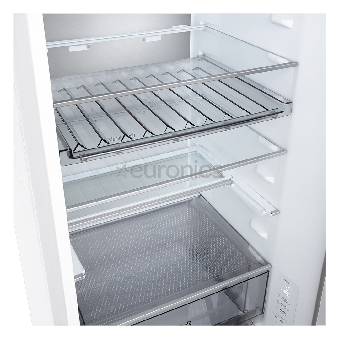 LG, NoFrost, 375 L, height 203 cm, white - Refrigerator