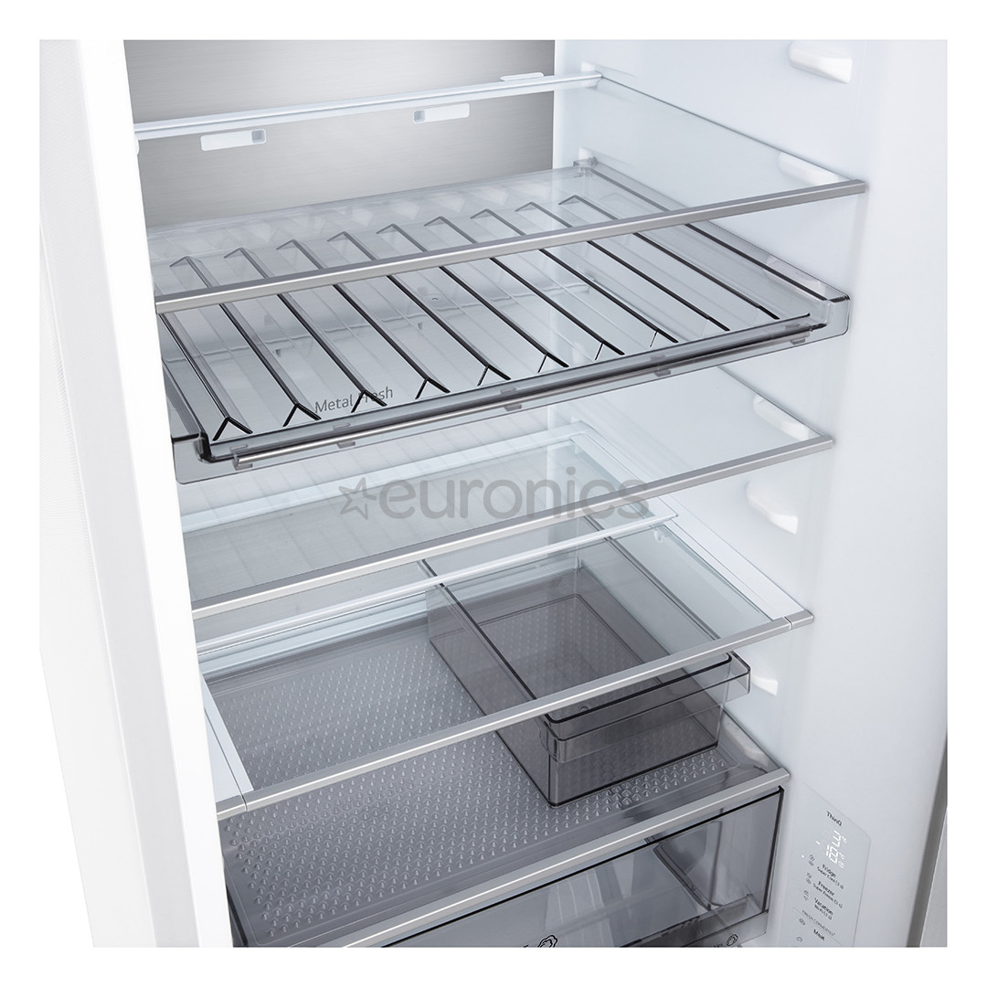 LG, NoFrost, 375 L, height 203 cm, white - Refrigerator