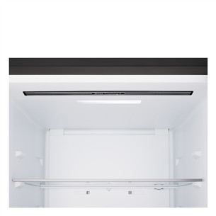 LG, Total No Frost, 333 L, augstums 186 cm, matēta melna - Ledusskapis