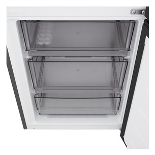 LG, Total No Frost, 333 L, augstums 186 cm, matēta melna - Ledusskapis