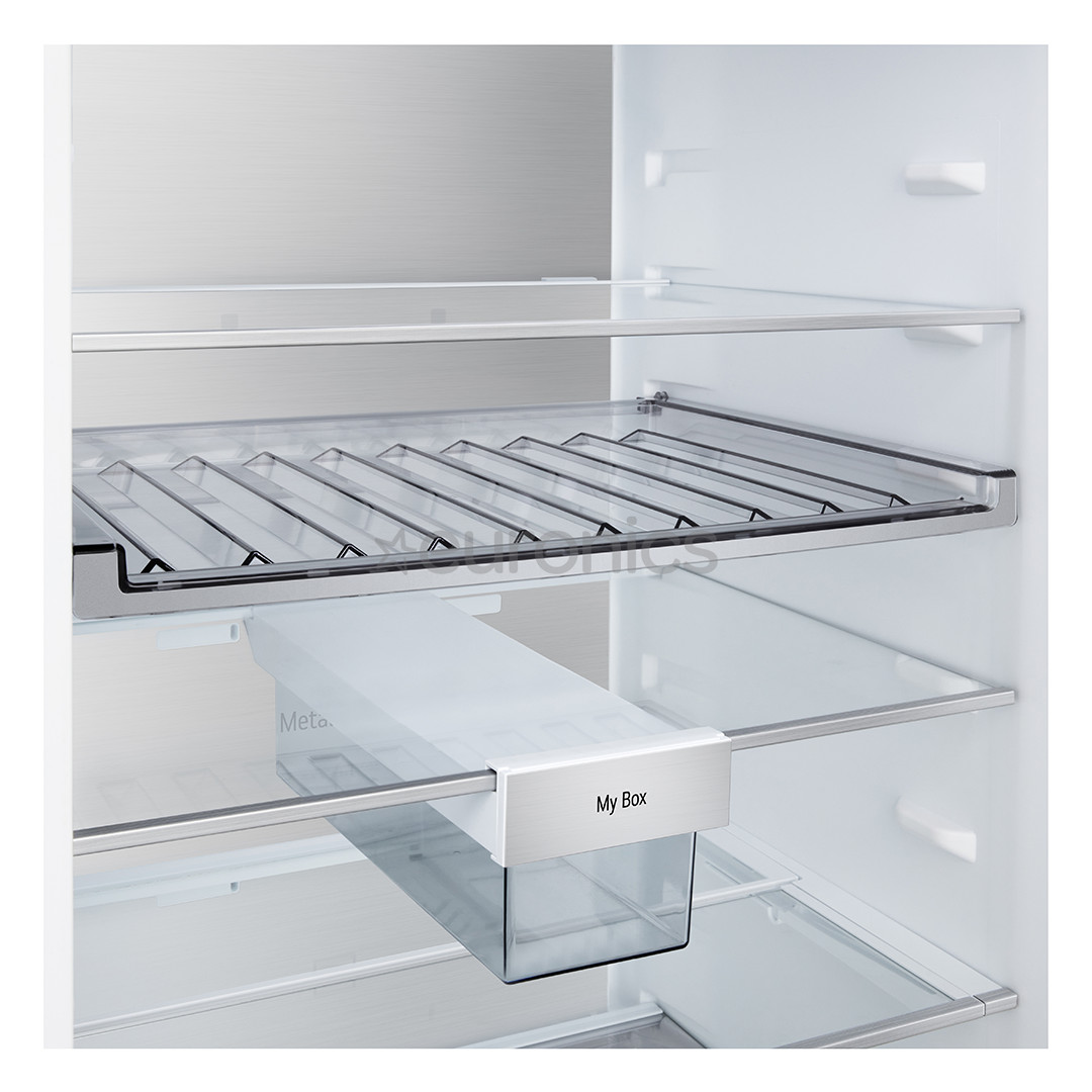 LG, Total No Frost, 375 L, augstums 203 cm, melna tērauda - Ledusskapis