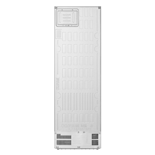 LG, Total No Frost, 333 L, height 186 cm, silver - Refrigerator