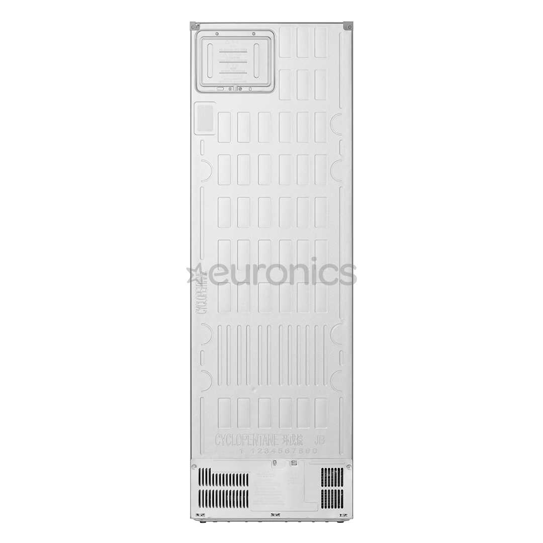 LG, Total No Frost, 333 L, height 186 cm, silver - Refrigerator