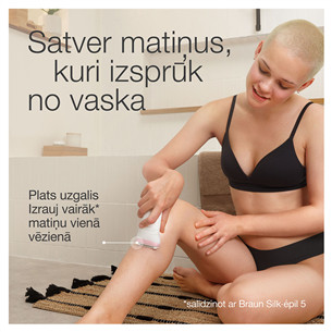 Braun Silk epil 7, Wet & Dry, white/pink - Epilator