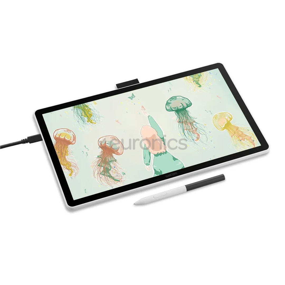 Wacom One 14, balta - Grafiskā planšete