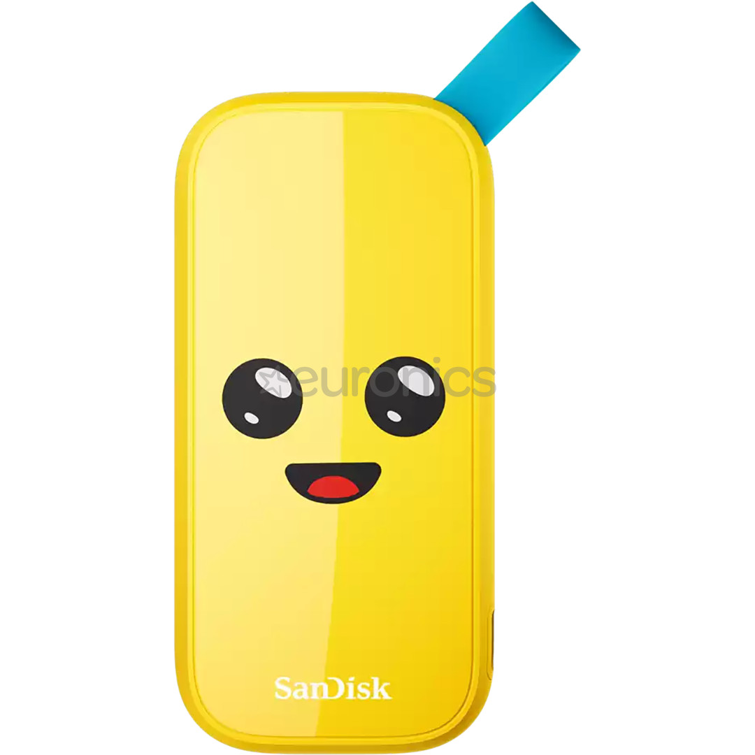 SanDisk Fortnite Portable SSD Peely Edition, 2 TB, dzeltena - Ārējais SSD cietais disks