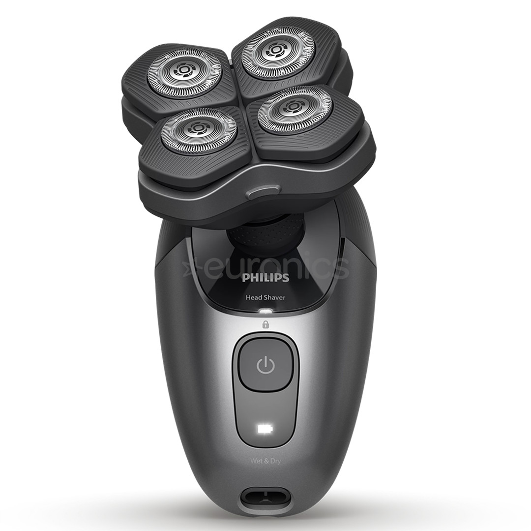 Philips Head Shaver Pro 7000 Series, melna - Skuveklis galvai