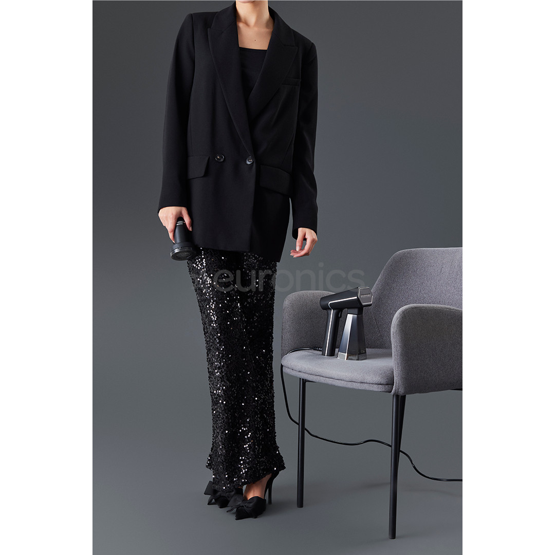 SteamOne, black - Portable steamer + lint remover