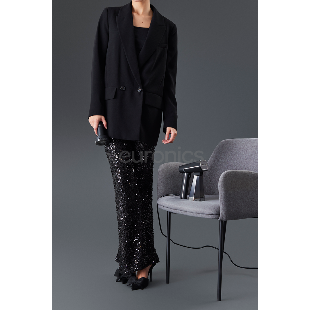 SteamOne, black - Portable steamer + lint remover