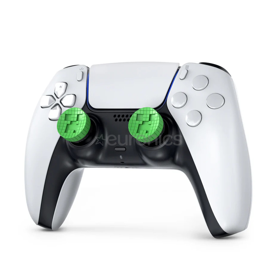 KontrolFreek Minecraft Thumbsticks Creeper Edition, PlayStation, zaļa - Apvalks pogām