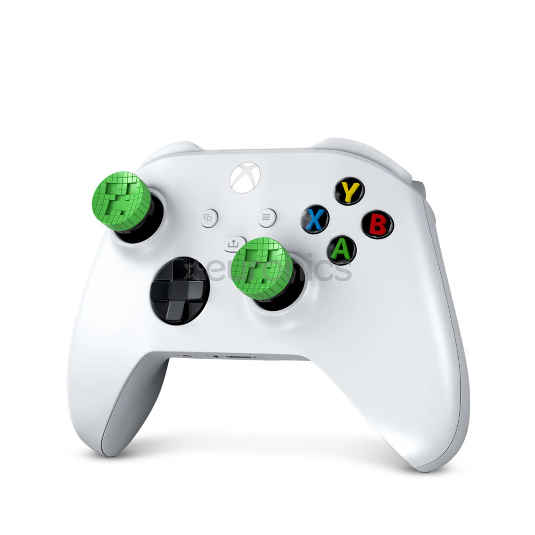 KontrolFreek Minecraft Thumbsticks Creeper Edition, Xbox, zaļa - Apvalks pogām