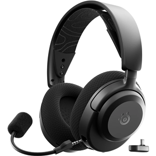 Steelseries Arctis Nova 3P Wireless, melna - Bezvadu austiņas ar mikrofonu 61686