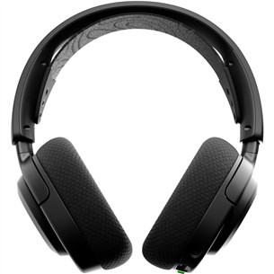 Steelseries Arctis Nova 3P Wireless, melna - Bezvadu austiņas ar mikrofonu