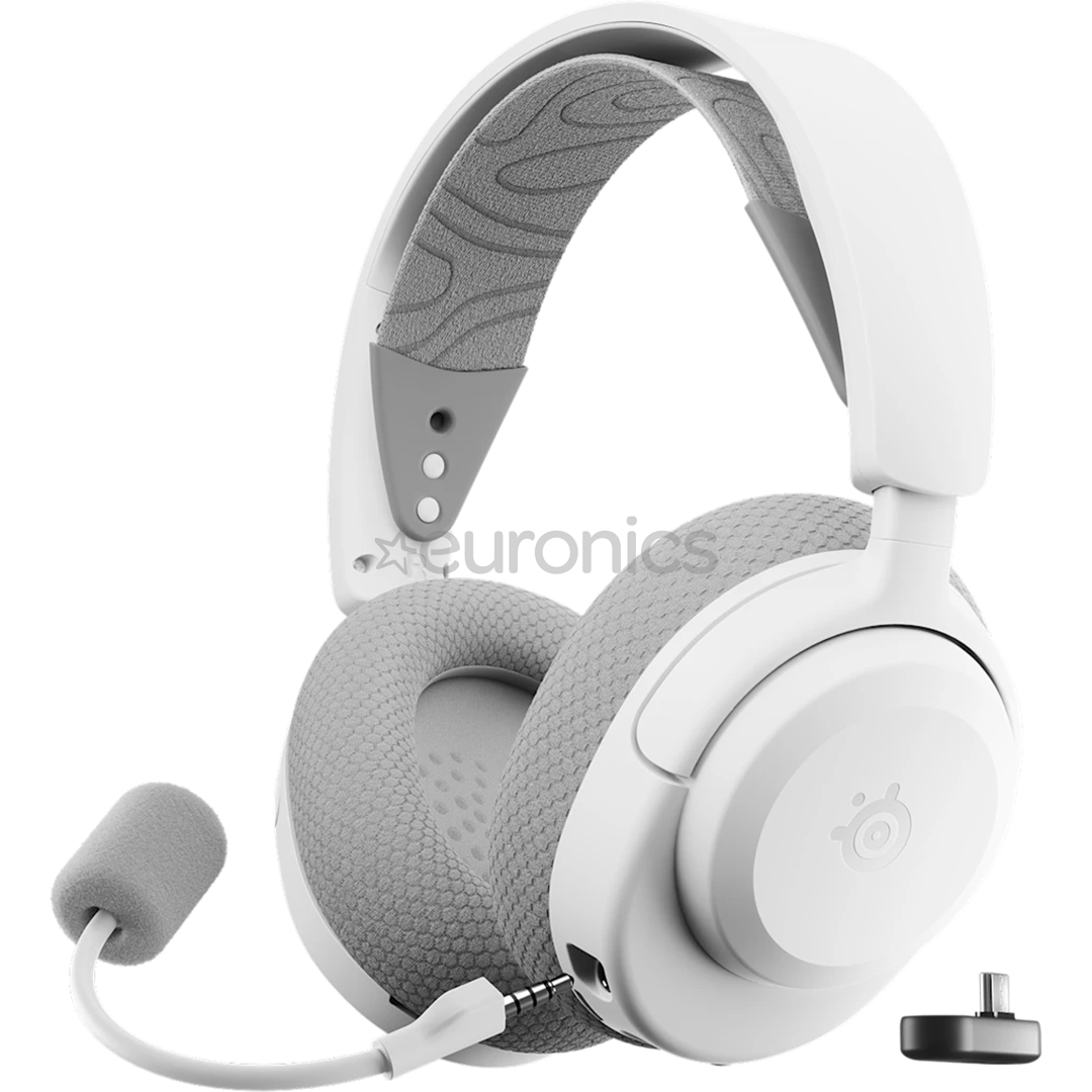 Steelseries Arctis Nova 3X Wireless, white - Wireless headset