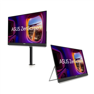 Asus Zenscreen MB27ACF, 27'', QHD, 100 Гц, серый - Монитор