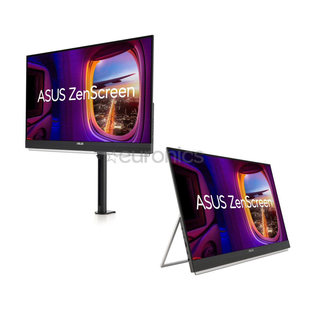 Asus Zenscreen MB27ACF, 27'', QHD, 100 Гц, серый - Монитор