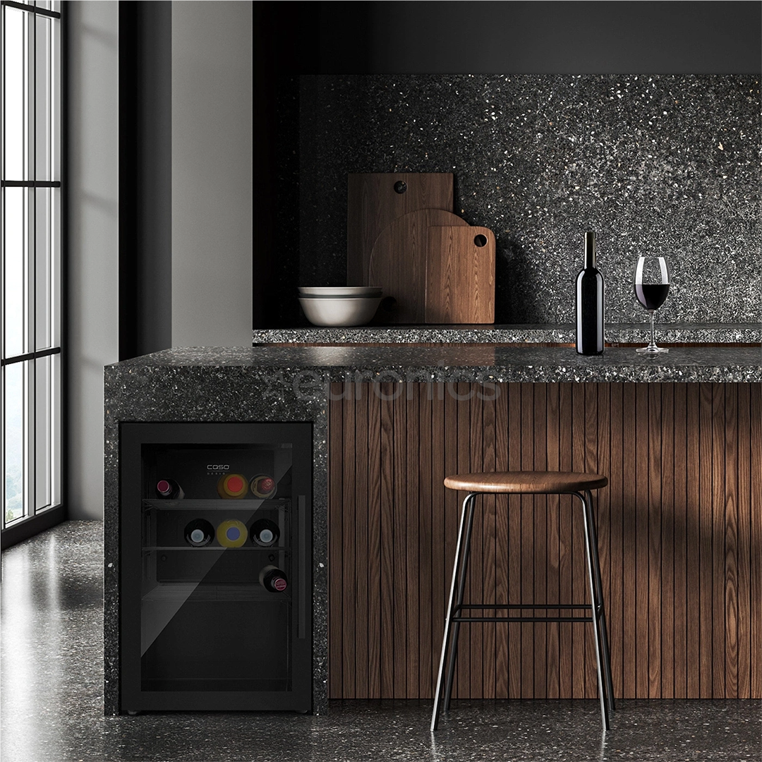 Caso BBQ Cooler S-L, 63 л, высота 68 см, черный - Холодильный шкаф