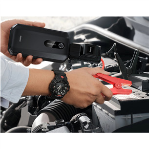 Baseus Super Energy Air Car Jump Starter, 10000 mAh, 1000 A, melna - Portatīvais barošanas avots