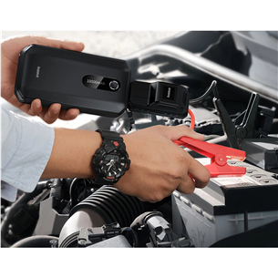 Baseus Super Energy Air Car Jump Starter, 10000 mAh, 1000 A, melna - Portatīvais barošanas avots