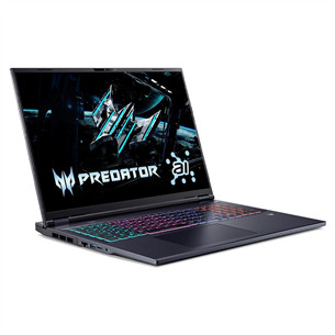 Acer Predator Helios Neo 18 AI, 18'', WQXGA, 165 Hz, Ultra 7, 16 GB, 512 GB, RTX 5060, ENG, melna - Portatīvais dators