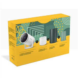 Samsung The Freestyle (Gen 2), 30-100", белый/зеленый - Комплект с проектором