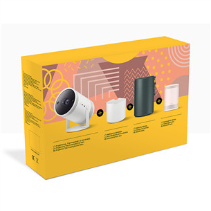 Samsung The Freestyle (Gen 2), 30-100", белый/розовый - Комплект с проектором