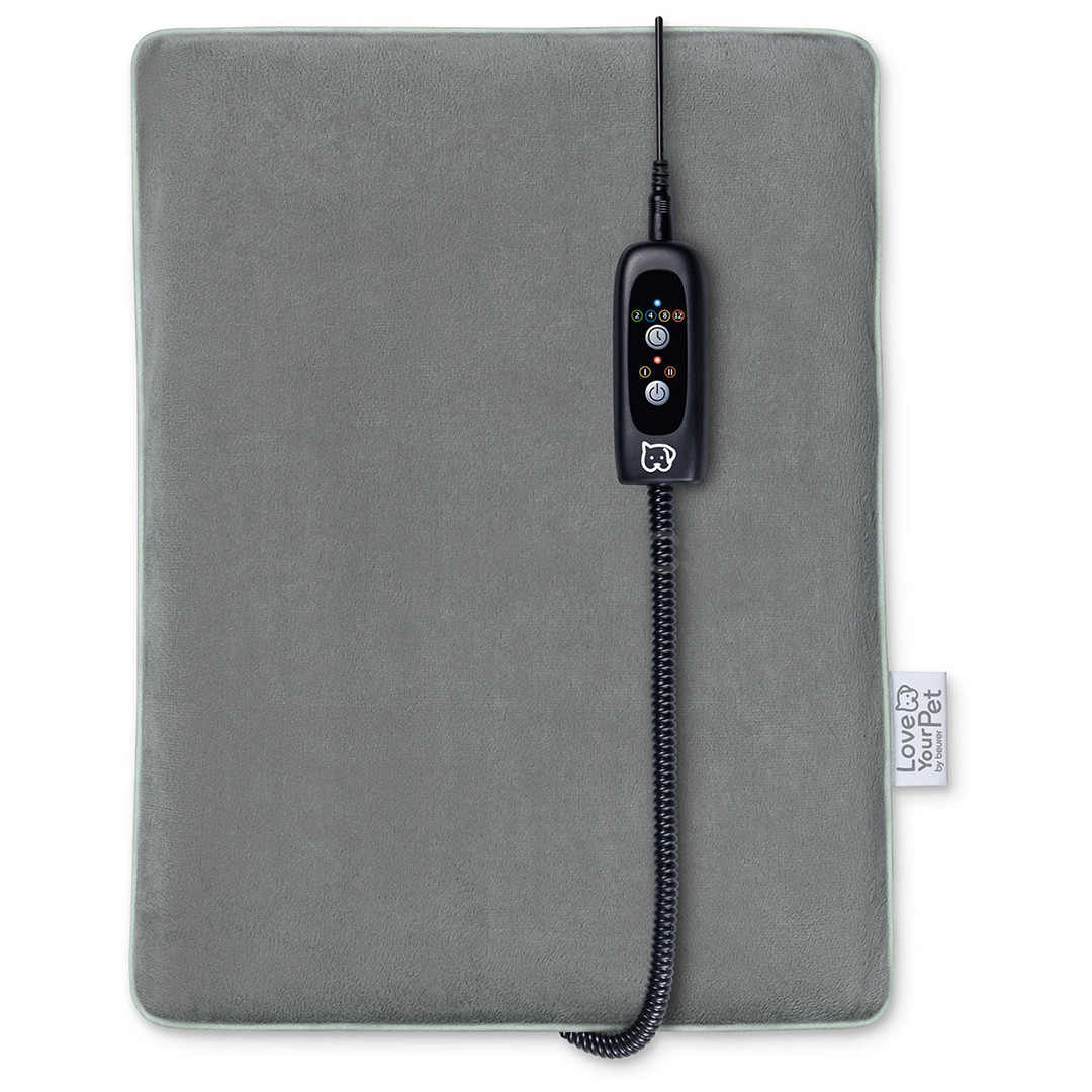 Beurer Lilli, 41 x 34 cm, pelēka - Apsildāms mājdzīvnieku paklājiņš