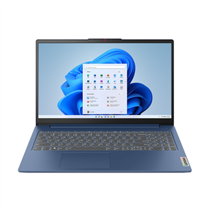 Lenovo IdeaPad Slim 3 Gen 8, 15,6'', Ryzen 5, 16 GB, 512 GB, ENG, tumši zila - Portatīvais dators 82XQ00SRLT