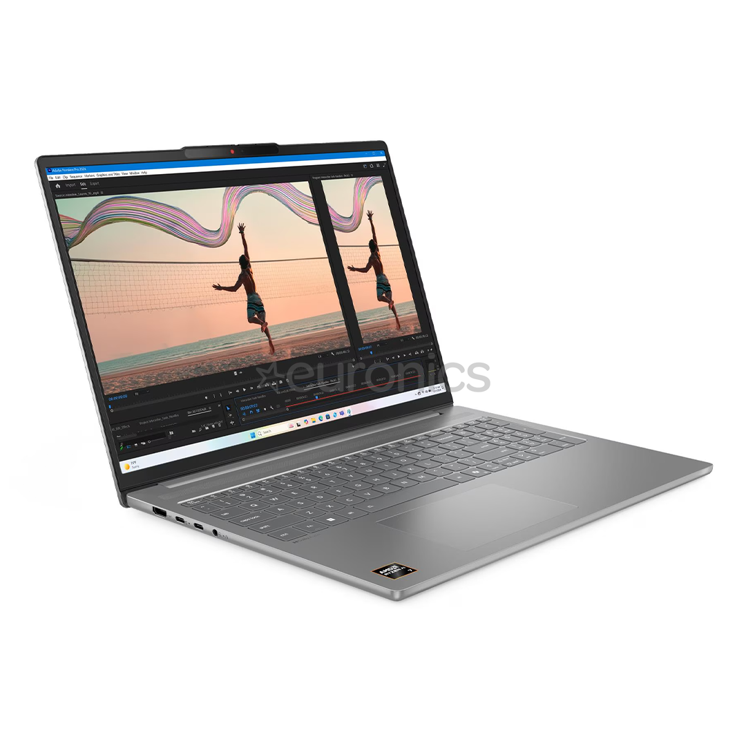 Lenovo IdeaPad Slim 5, 16'', WUXGA, Ryzen AI 7, 32 GB, 1 TB, ENG, pelēka - Portatīvais dators