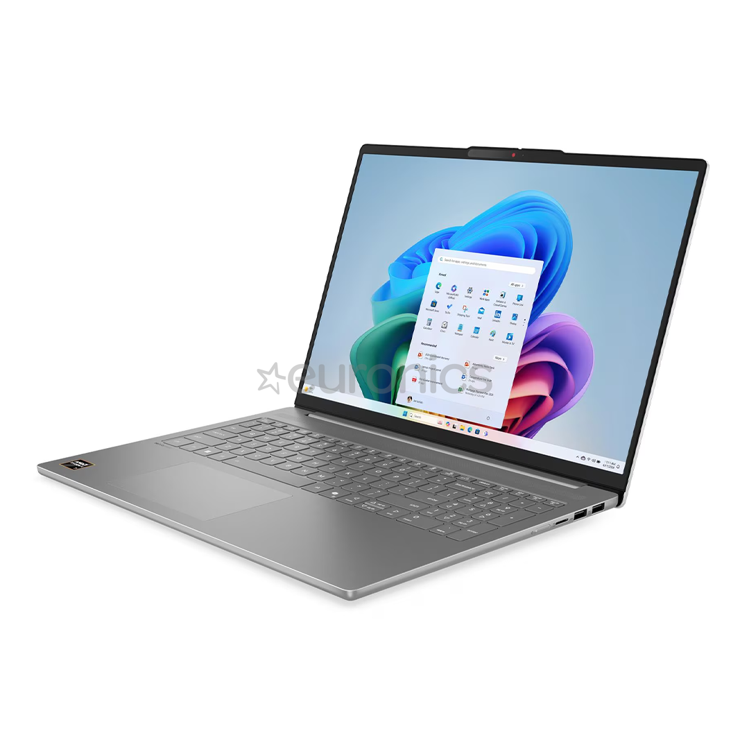 Lenovo IdeaPad Slim 5, 16'', WUXGA, Ryzen AI 7, 32 GB, 1 TB, ENG, pelēka - Portatīvais dators