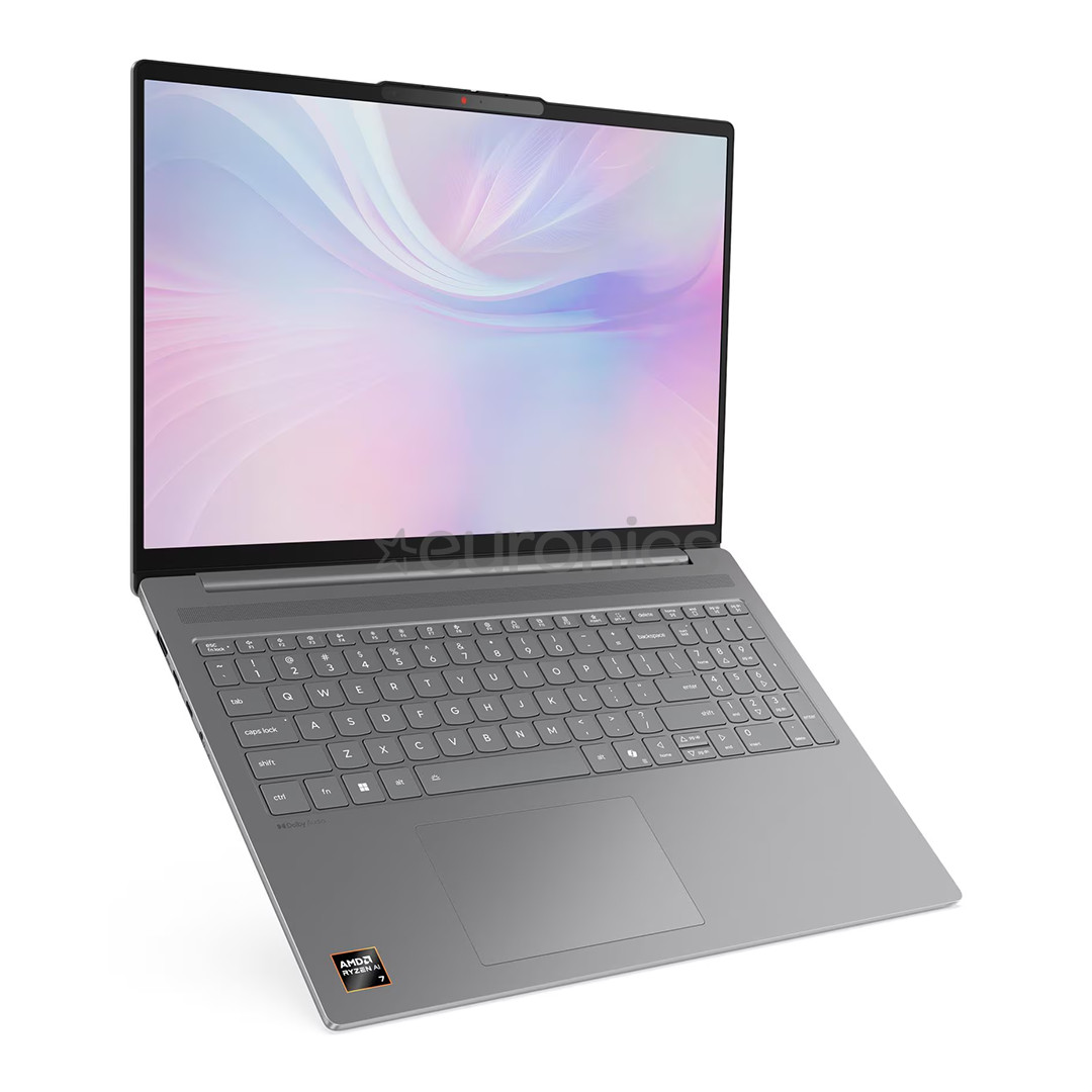 Lenovo IdeaPad Slim 5, 16'', WUXGA, Ryzen AI 7, 32 GB, 1 TB, ENG, pelēka - Portatīvais dators