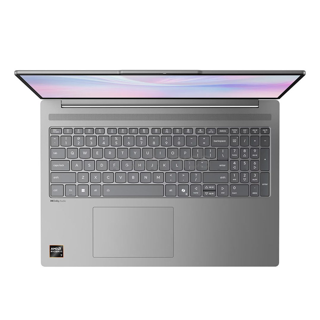Lenovo IdeaPad Slim 5, 16'', WUXGA, Ryzen AI 7, 32 GB, 1 TB, ENG, pelēka - Portatīvais dators