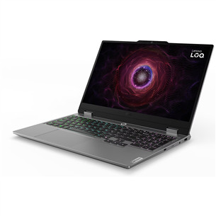 Lenovo LOQ 15ARP9, 15,6'', Full HD, 144 Hz, Ryzen 5, 16 GB, 512 GB, RTX 4050, SWE, pelēka - Portatīvais dators