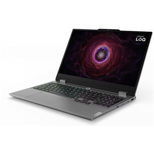 Lenovo LOQ 15ARP9, 15,6'', Full HD, 144 Hz, Ryzen 5, 16 GB, 512 GB, RTX 4050, SWE, pelēka - Portatīvais dators